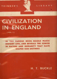 Civilisation In England by Buckle H T