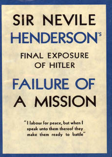 Failure Of A Mission by Henderson Sir Nevile