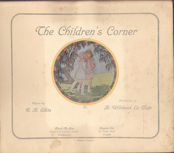 The Childrens Corner by Elkin, R. H.