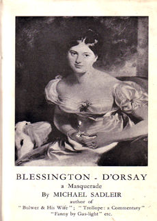 Blessington D Orsay by Sadleir michael