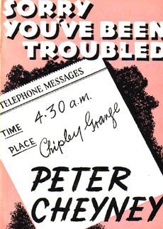 Sorry Youve Been Troubled by Cheyney Peter