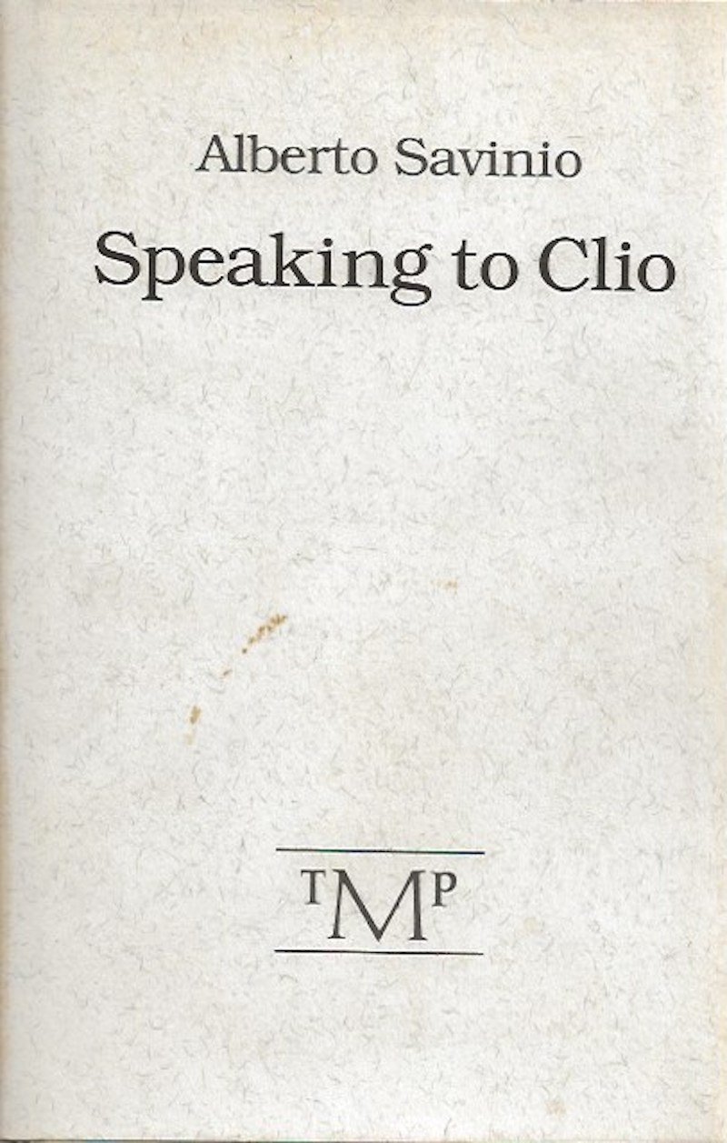 Speaking to Clio by Savinio, Alberto