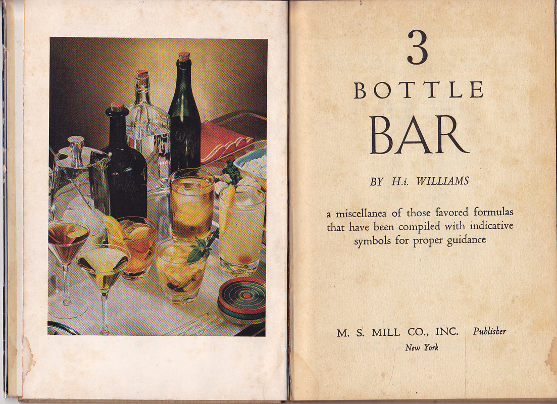 3 Bottle Bar by Williams H.i.
