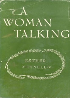A Woman Talking by Meynell Esther