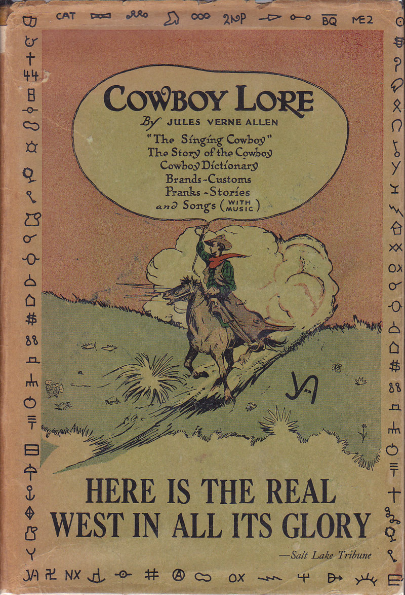 Cowboy Lore by Allen, Jules Verne