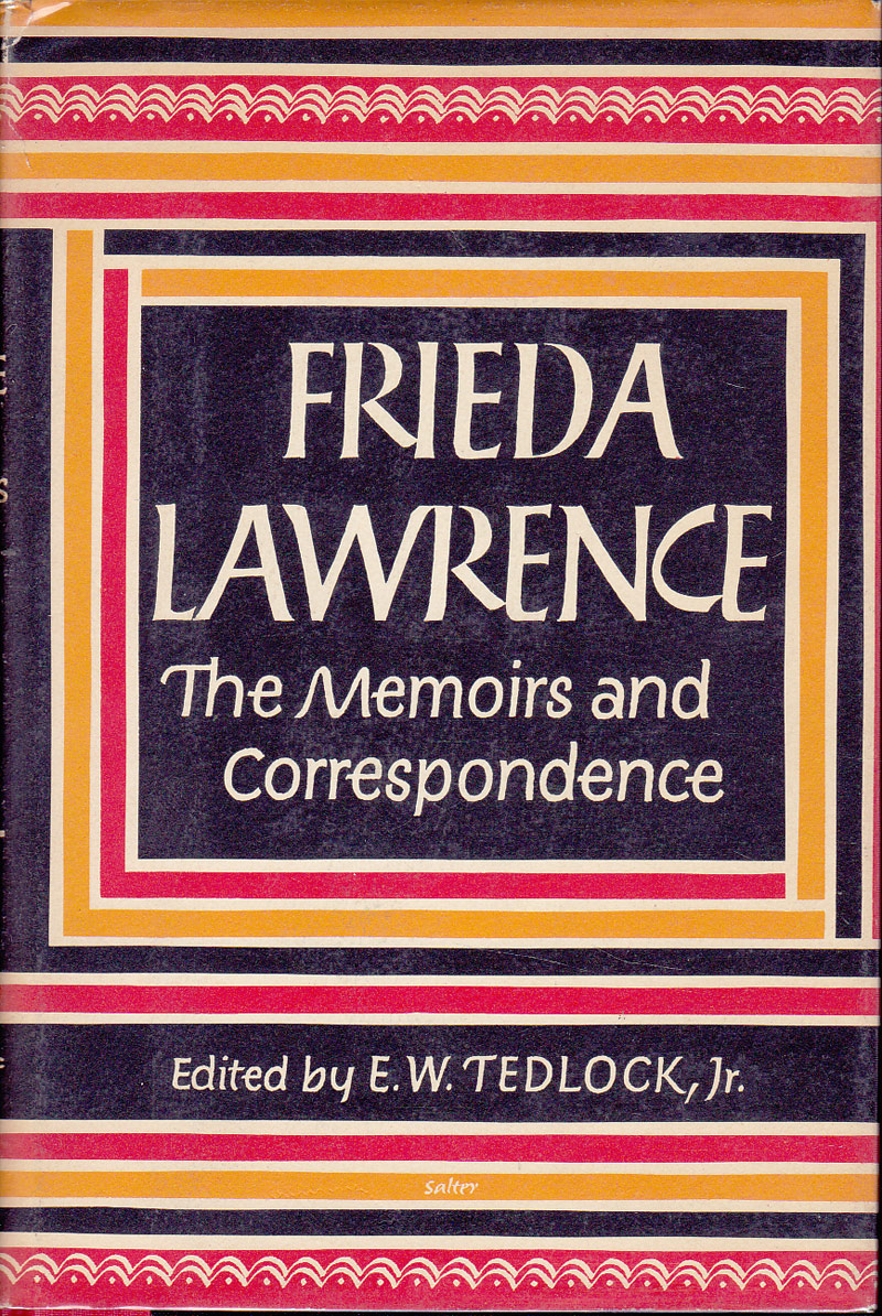 The Memoirs and Correspondence by Lawrence, Frieda