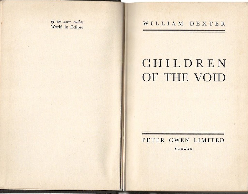 Children of the Void by Dexter, William