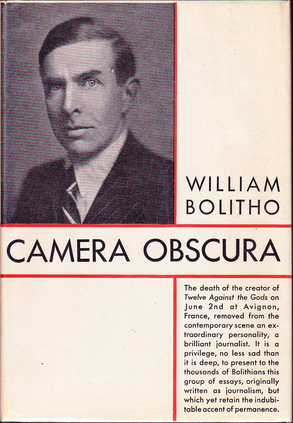 Camera Obscura by Bolitho, William