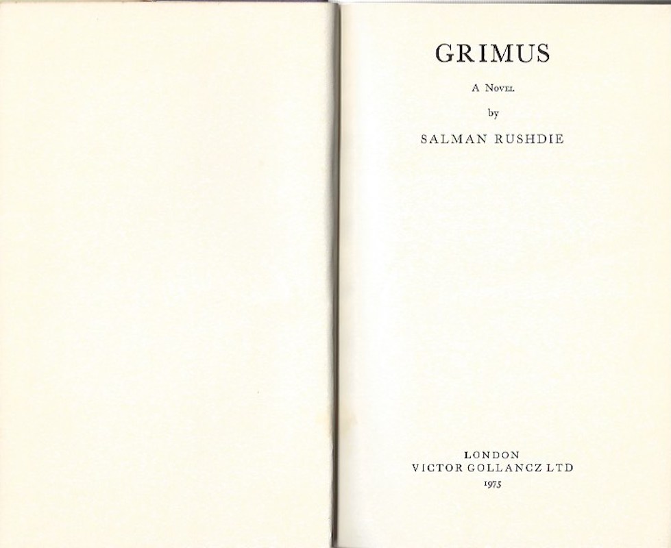 Grimus by Rushdie, Salman
