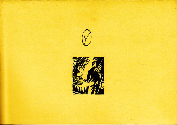The Yellow Press - invitation to the launch of the Press by 