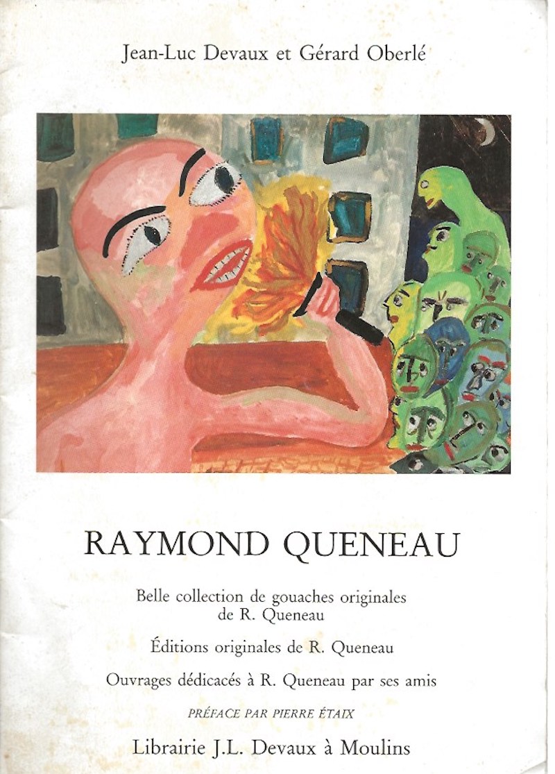 Raymond Queneau - belle collection de gouaches originales by Jackson, Ian
