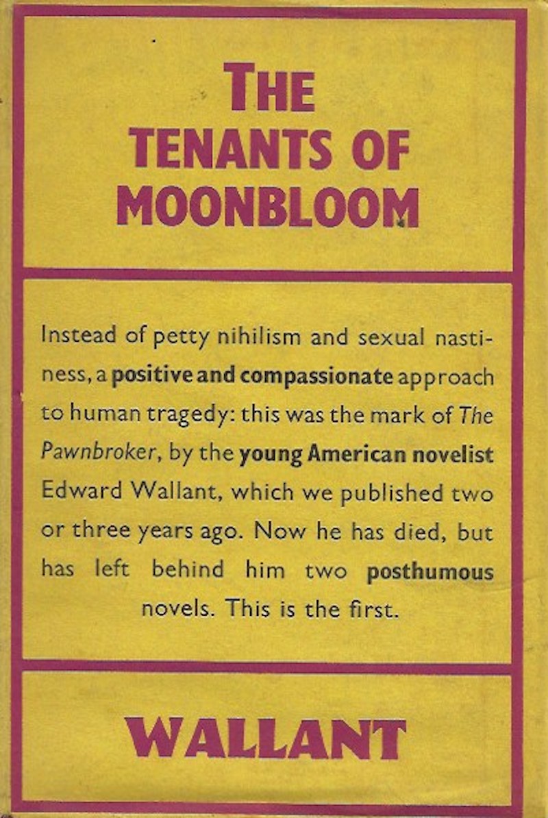 The Tenants of Moonbloom by Wallant, Edward Lewis