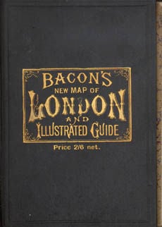 Bacons New Map Of London And Illustrated Guide by 