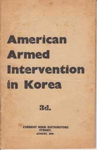 American Armed Intervention in Korea by Council of Civil Liberties