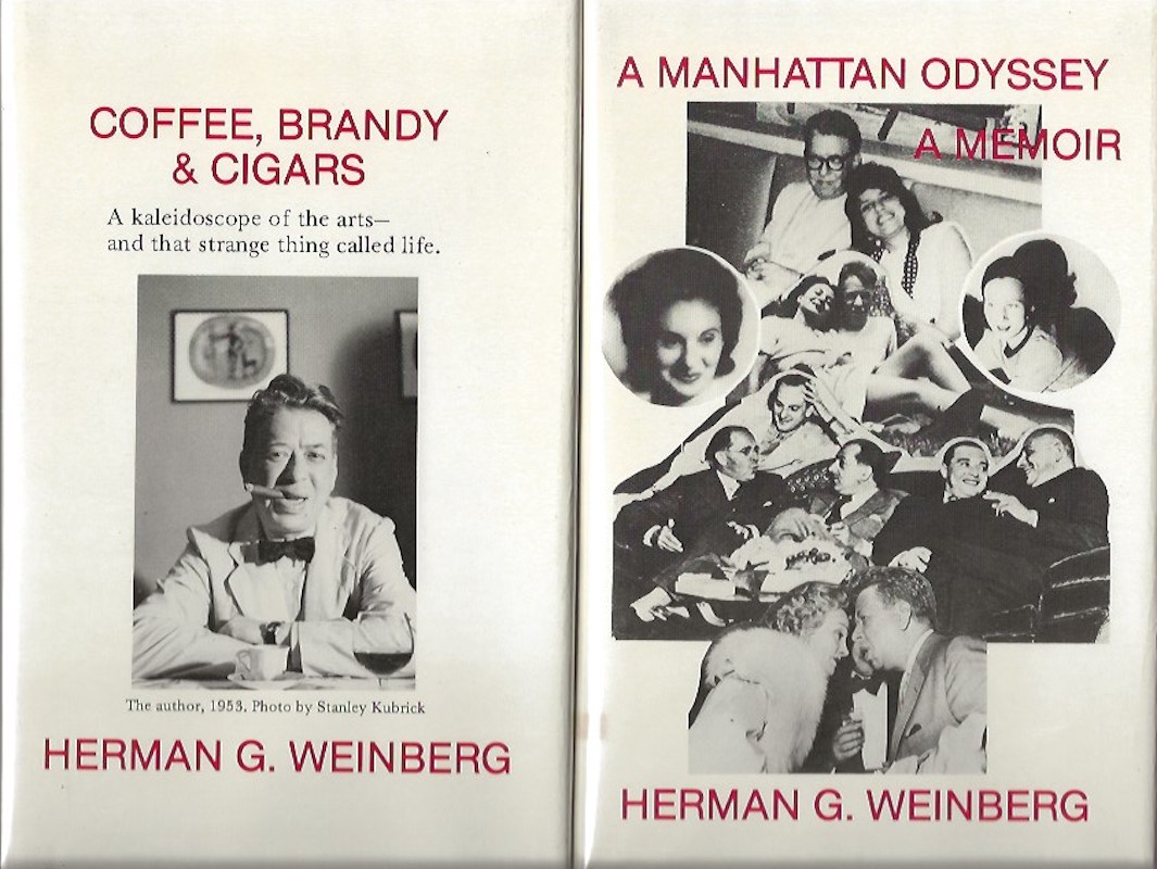 A Manhattan Odyssey and Coffee, Brandy and Cigars by Weinberg, Herman G