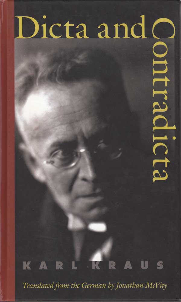 Dicta and Contradicta by Kraus, Karl
