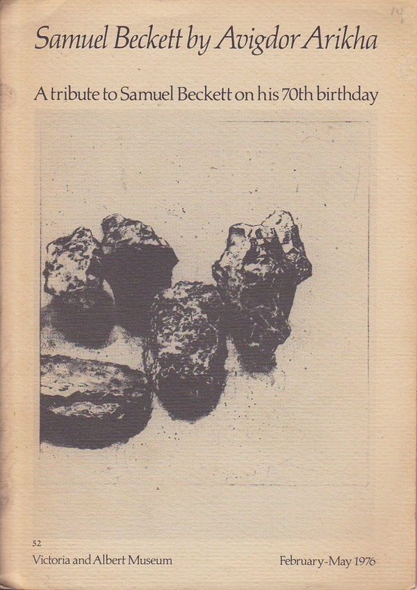 Samuel Beckett - a Tribute on His Seventieth Birthday by Arikha, Avigdor