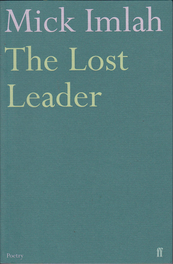The Lost Leader by Imlah, Mick