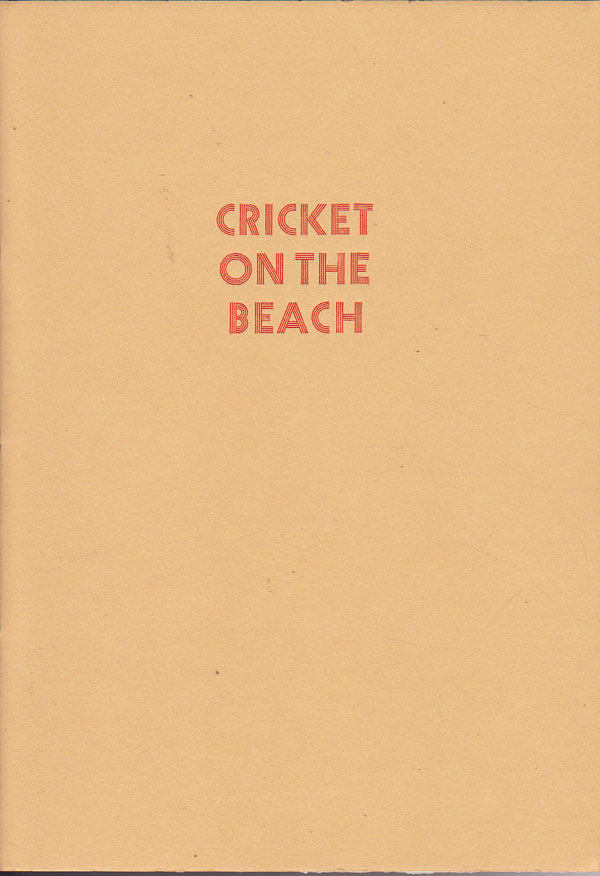 Cricket on the Beach by [Wigfield, Miles]