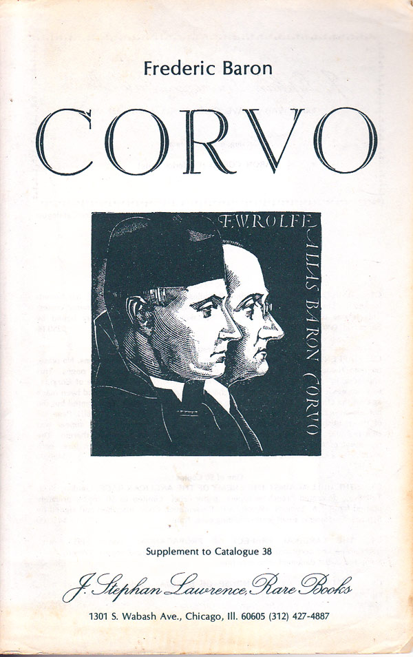 Frederic Baron Corvo by Lawrence, J. Stephan