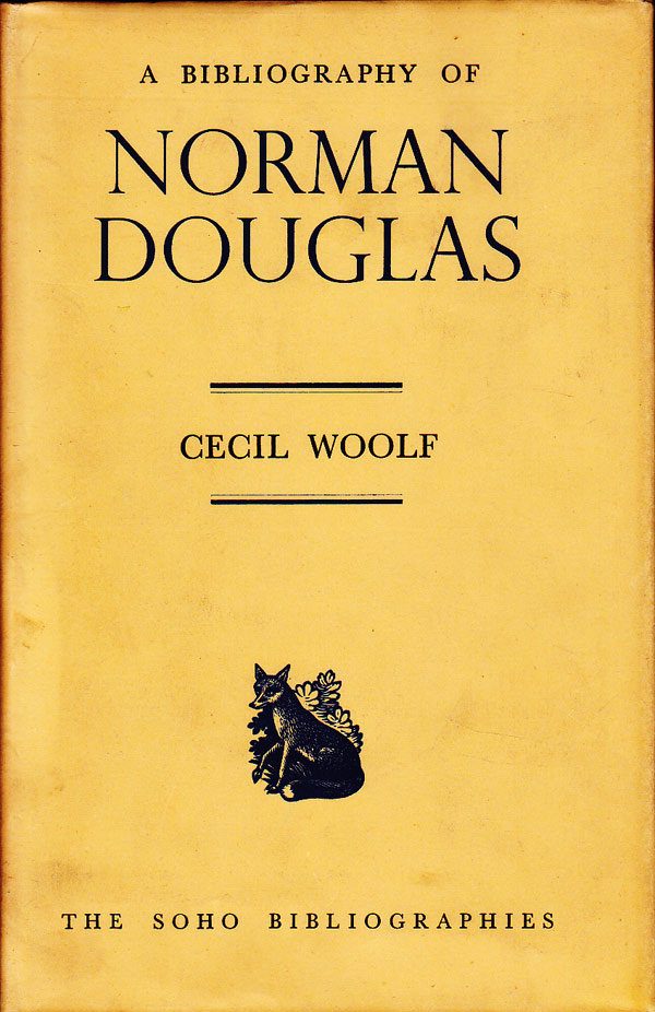 A Bibliography of Norman Douglas by Woolf, Cecil