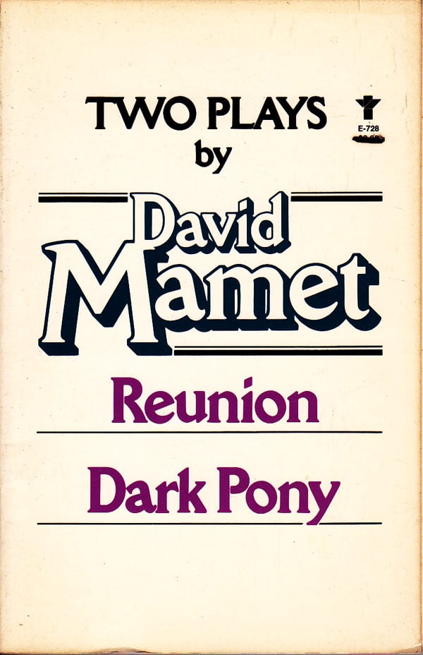 Two Plays by Mamet, David