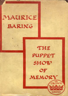 The Puppet Show Of Memory by Baring Maurice