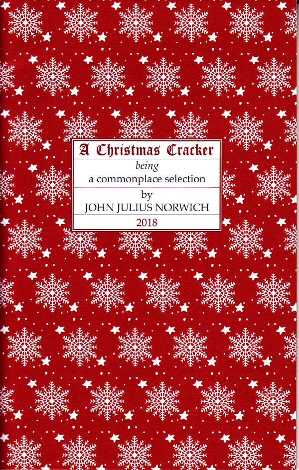 A Christmas Cracker by Norwich, John Julius