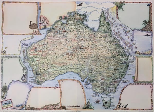 Australia Mail-It Map by 