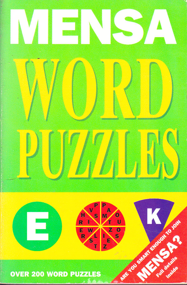Mensa Word Puzzles by Gale, Harold