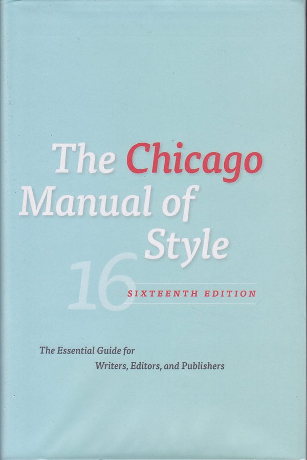 The Chicago Manual of Style by 