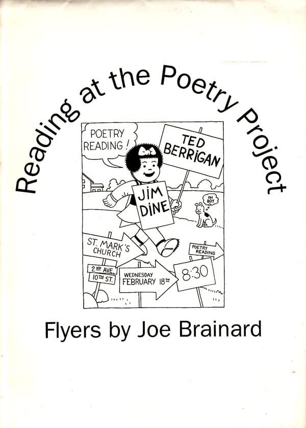 Reading at the Poetry Project by Brainard, Joe