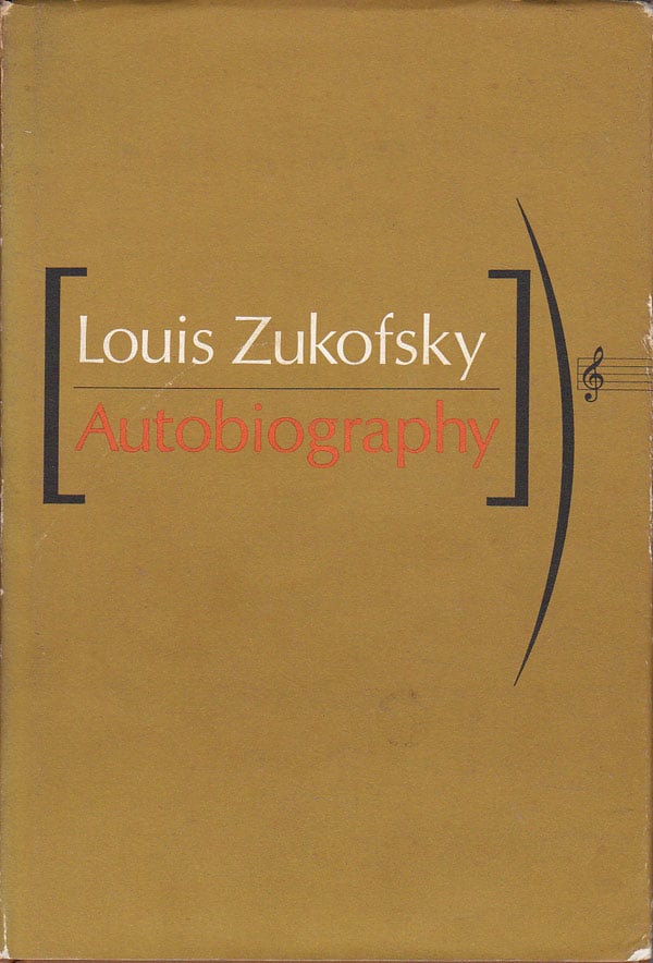 Autobiography by Zukofsky, Louis