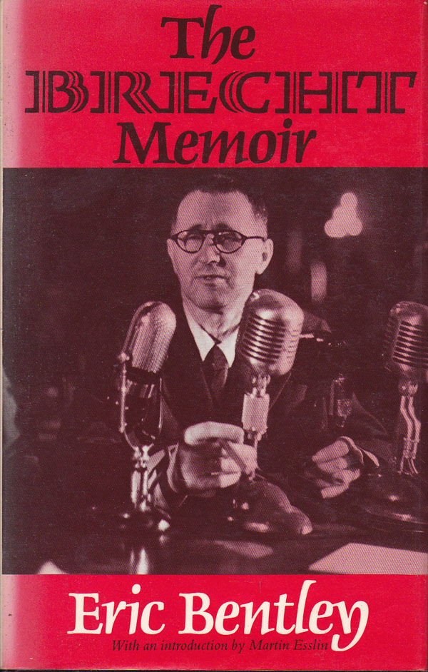 The Brecht Memoir by Bentley, Eric