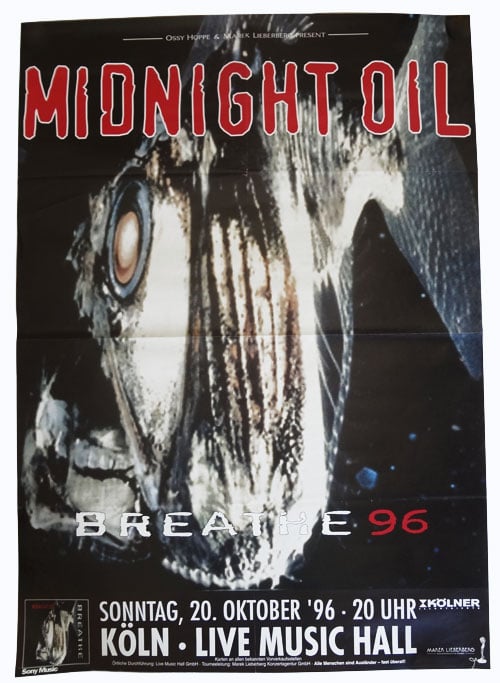 Midnight Oil - the Breathe 96 Tour by Berkeley, Leo