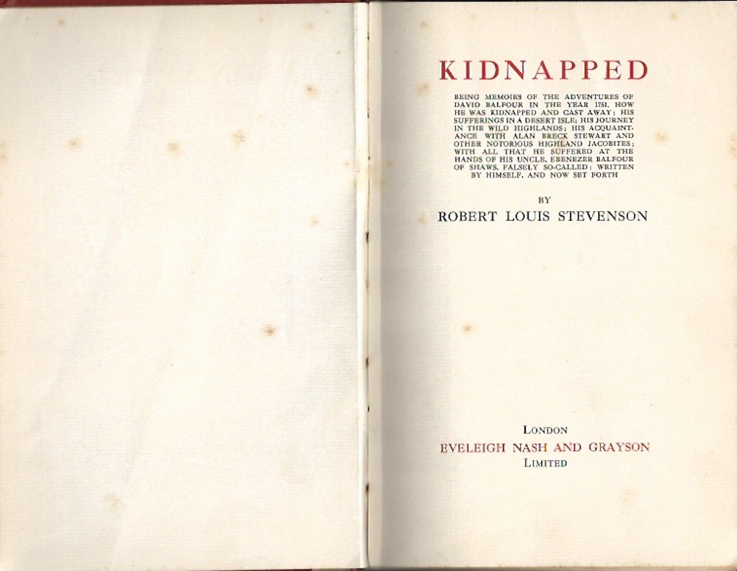 Kidnapped by Stevenson, Robert Louis