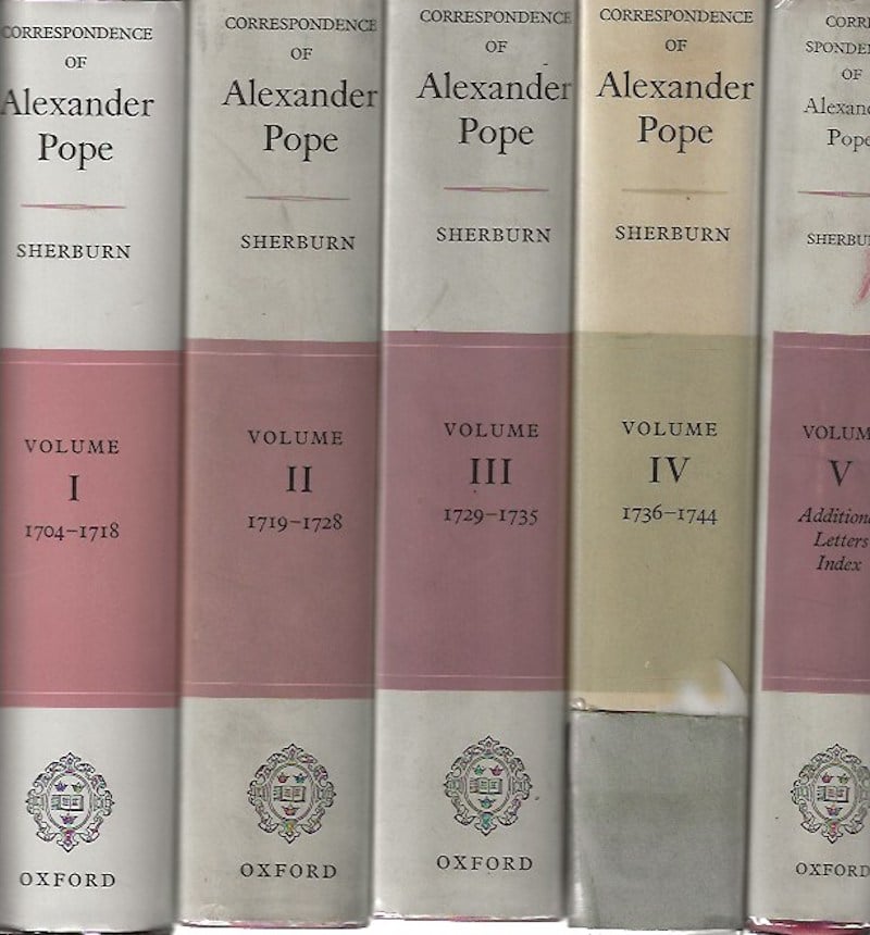 The Correspondence of Alexander Pope by Pope, Alexander