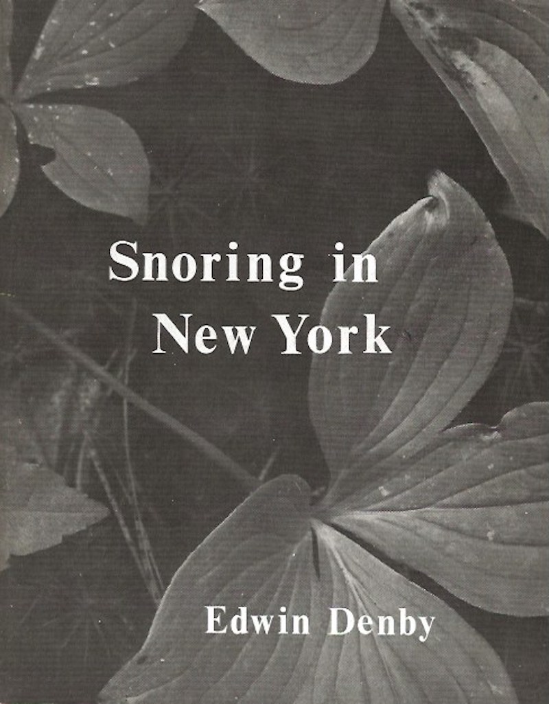 Snoring in New York by Denby, Edwin