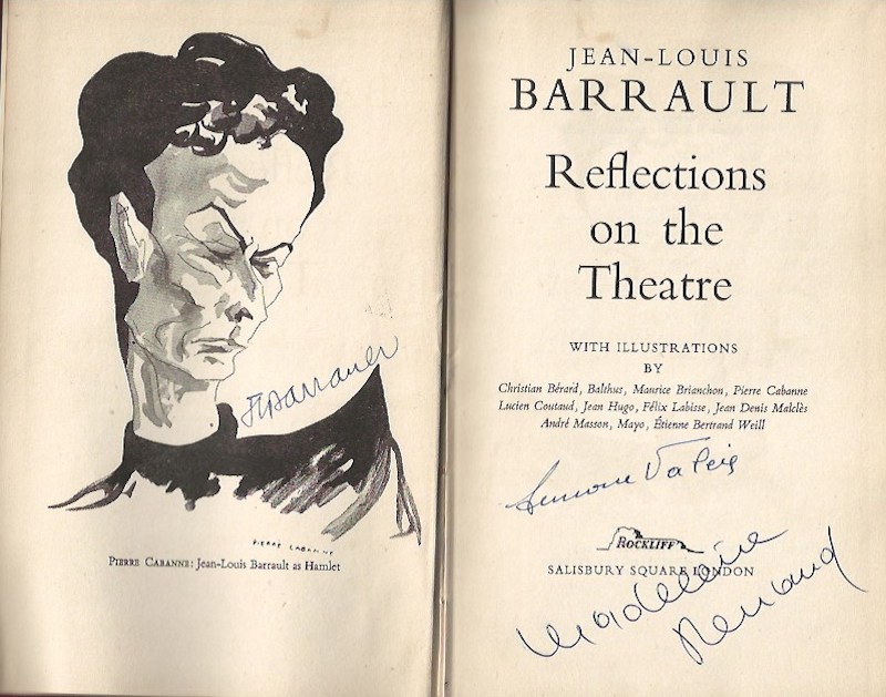 Reflections on the Theatre by Barrault, Jean-Louis