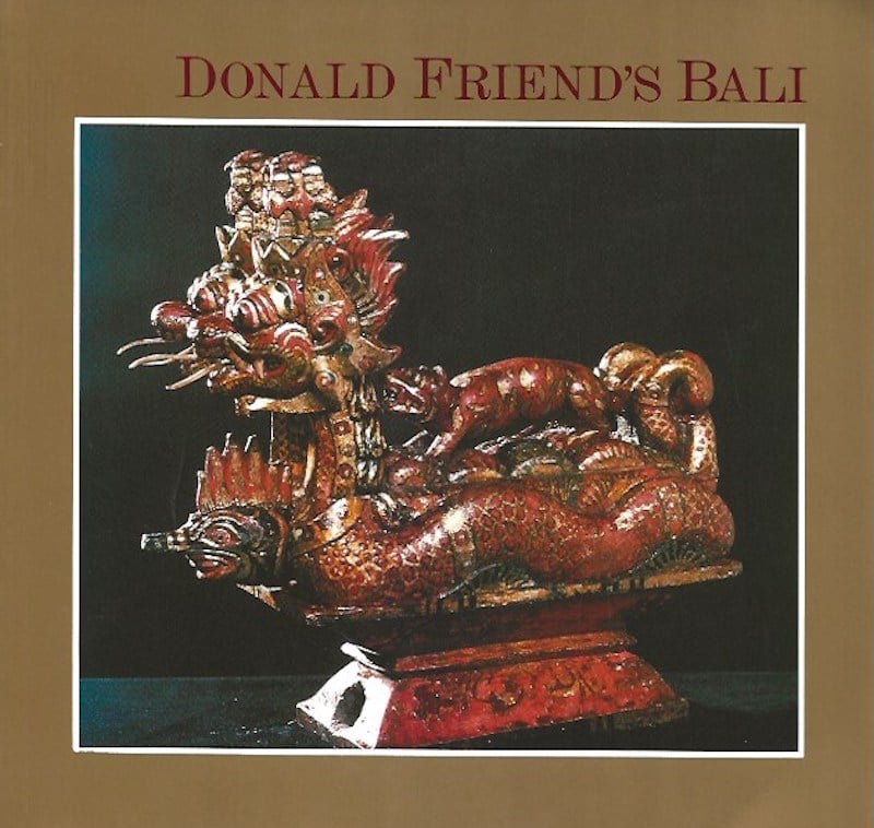 Donald Friend's Bali by Inglis, K.S. assisted by Jan Brazier
