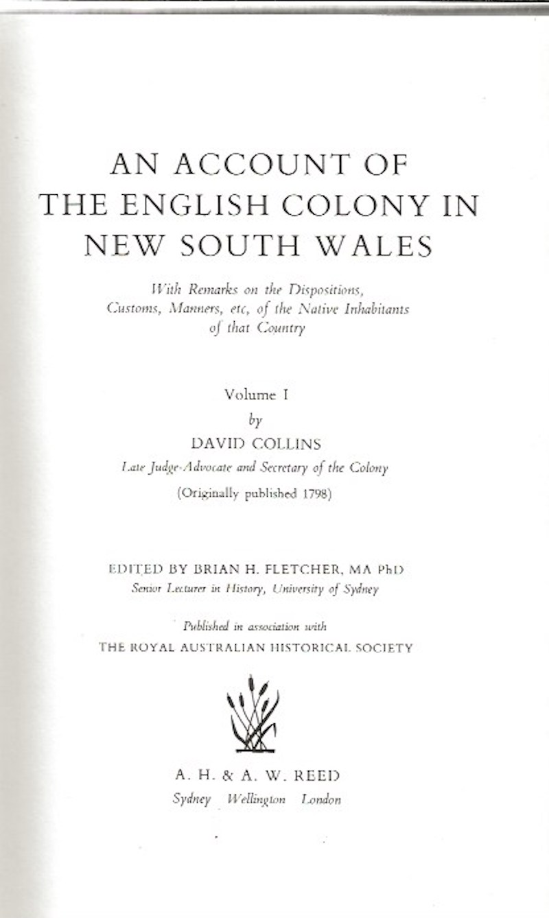 An Account of the English Colony in New South Wales by Collins, David