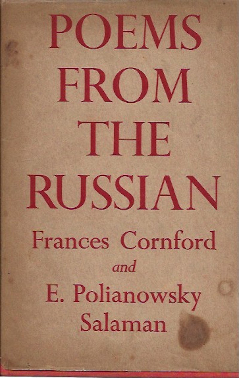 Poems from the Russian by Cornford, Frances and Esther Polianowsky Salaman choose and translate