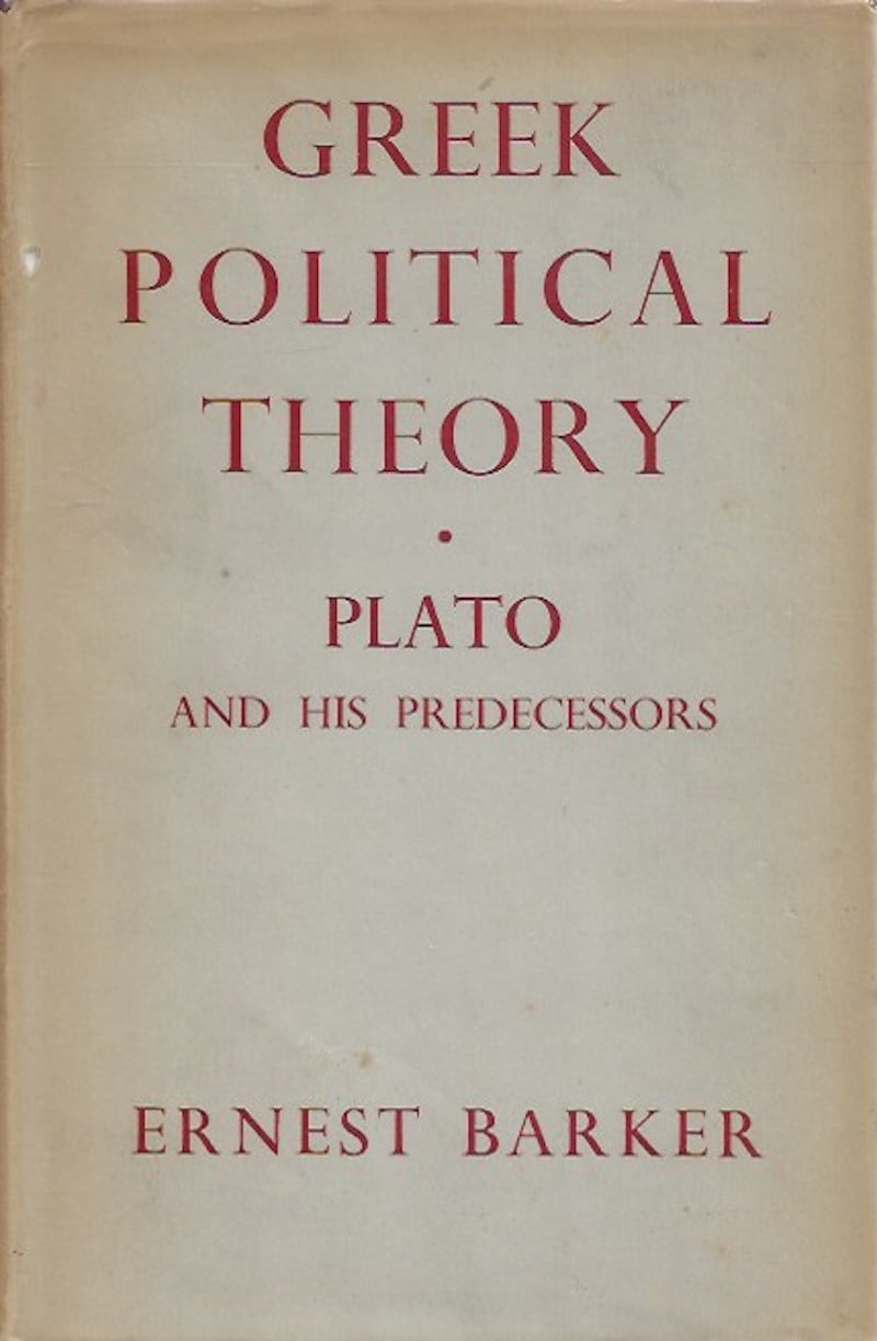 Greek Political Theory by Barker, Ernest
