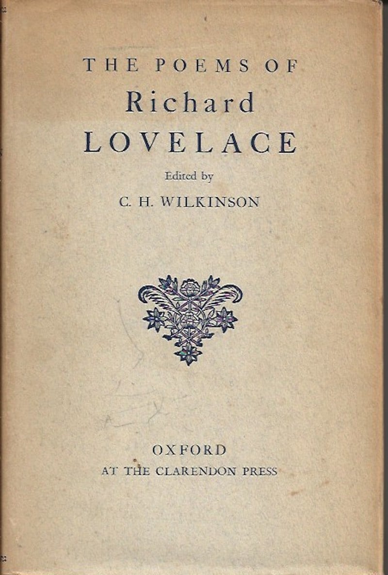 The Poems of Richard Lovelace by Lovelace, Richard
