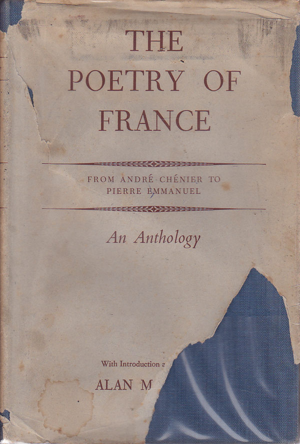 The Poetry Of France by Boase Alan M edits