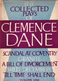 The Collected Plays Volume one by Dane Clemence