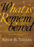 What is Remembered by Toklas Alice B
