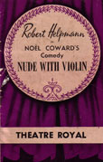 Nude With violin by Coward Noel