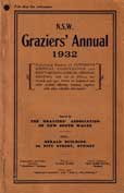 NSW Graziers Annual 1932 by Graziers Association of NSW
