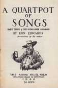 Folksong and Ballad and a Quartpot of Songs by Edwards Ron